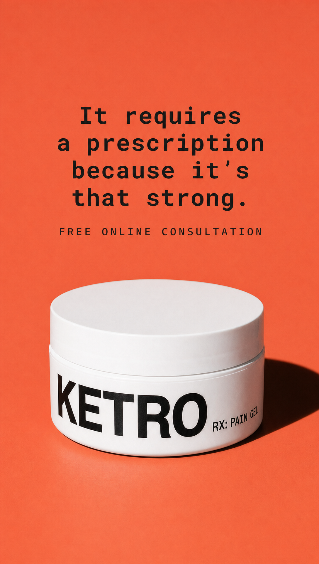 01. Product hero: the jar, huge