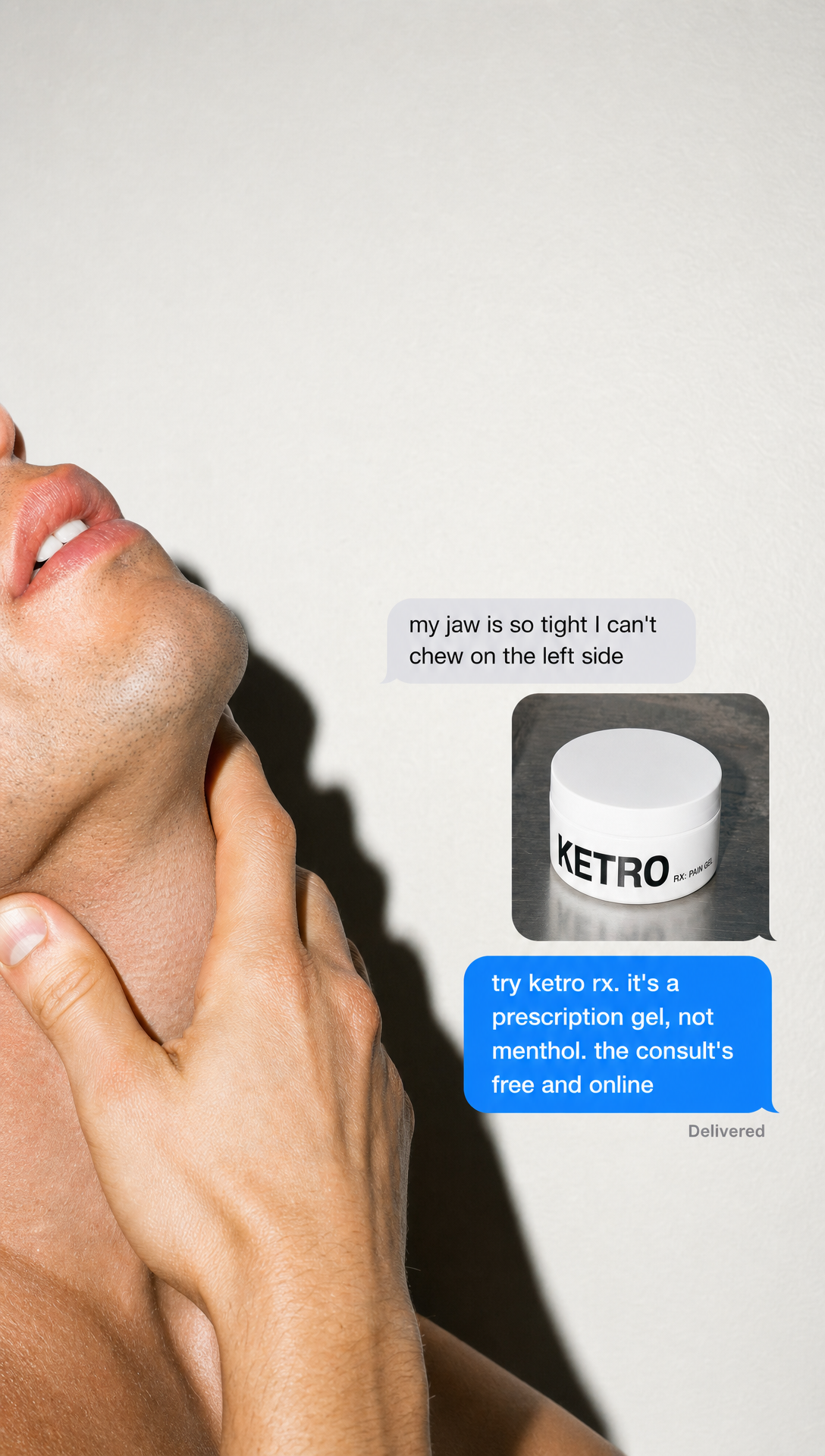 04. iMessage overlay: the text from a friend