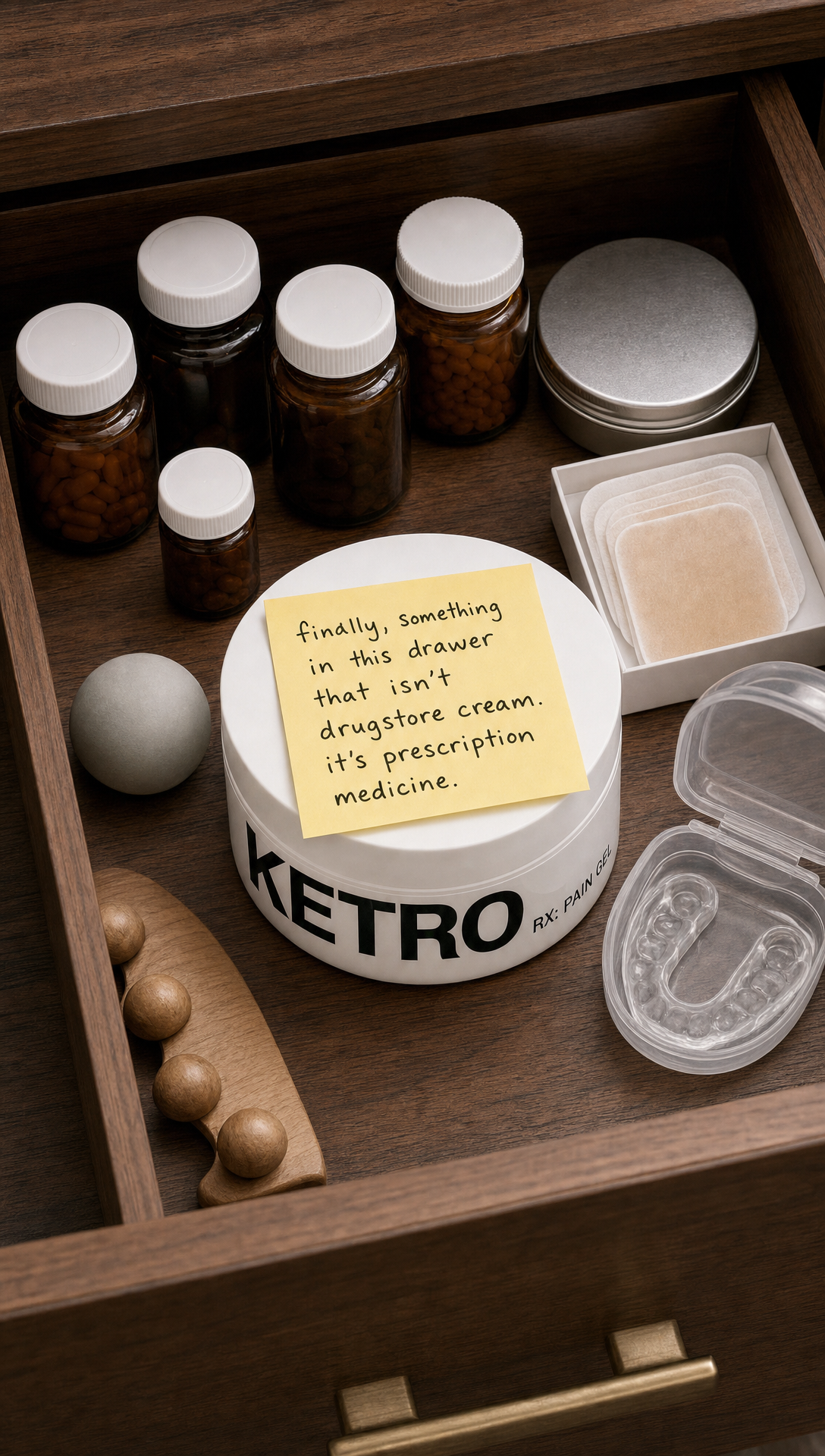 07. Post-it on product: the drawer